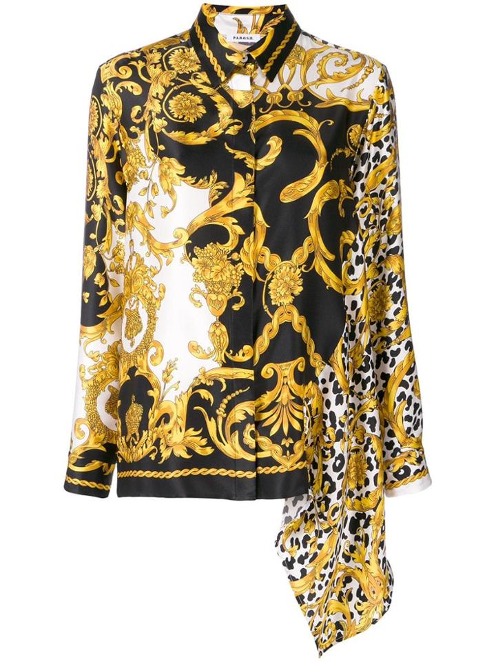 P.a.r.o.s.h. Baroque Print Shirt - Black