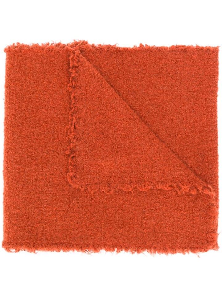 Faliero Sarti Frayed Alexina Scarf - Orange