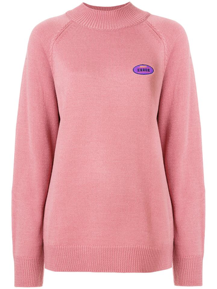 Ader Loose Fit Sweater - Pink & Purple