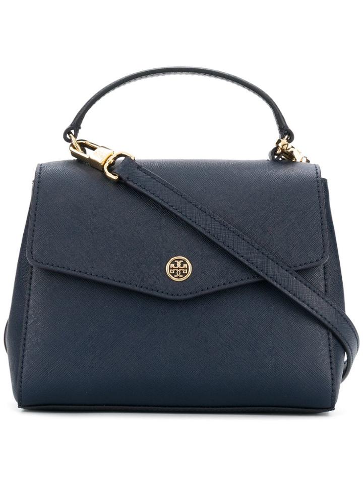 Tory Burch Mini Logo Tote Bag - Blue