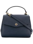 Tory Burch Mini Logo Tote Bag - Blue