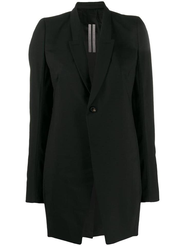 Rick Owens Long-length Blazer - Black