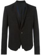 Haider Ackermann Glitter Effect Boxy Blazer, Size: 48, Black, Virgin Wool/acetate/rayon/cotton