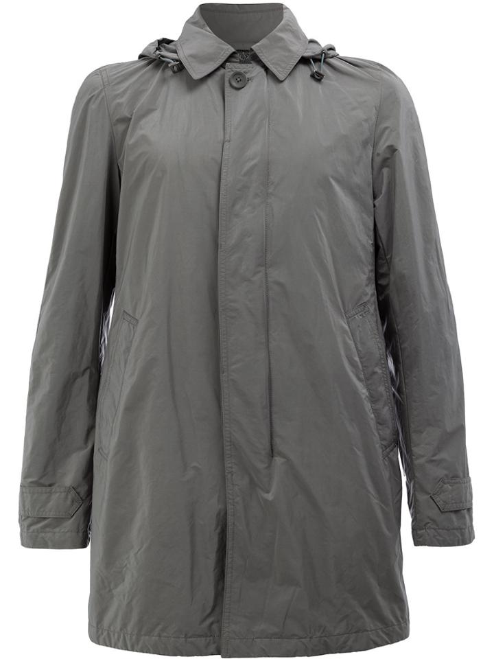 Herno Waterproof Overcoat - Grey