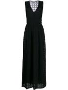 M Missoni Fitted V-neck Dress - Black