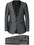 Dolce & Gabbana Jacquard Suit - Black