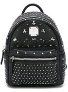 Mcm Stud-embellished Mini Backpack