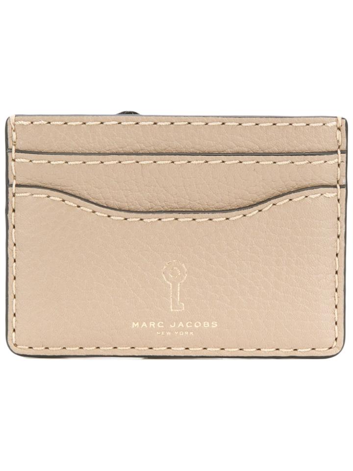 Marc Jacobs The Grind Card Holder - Nude & Neutrals