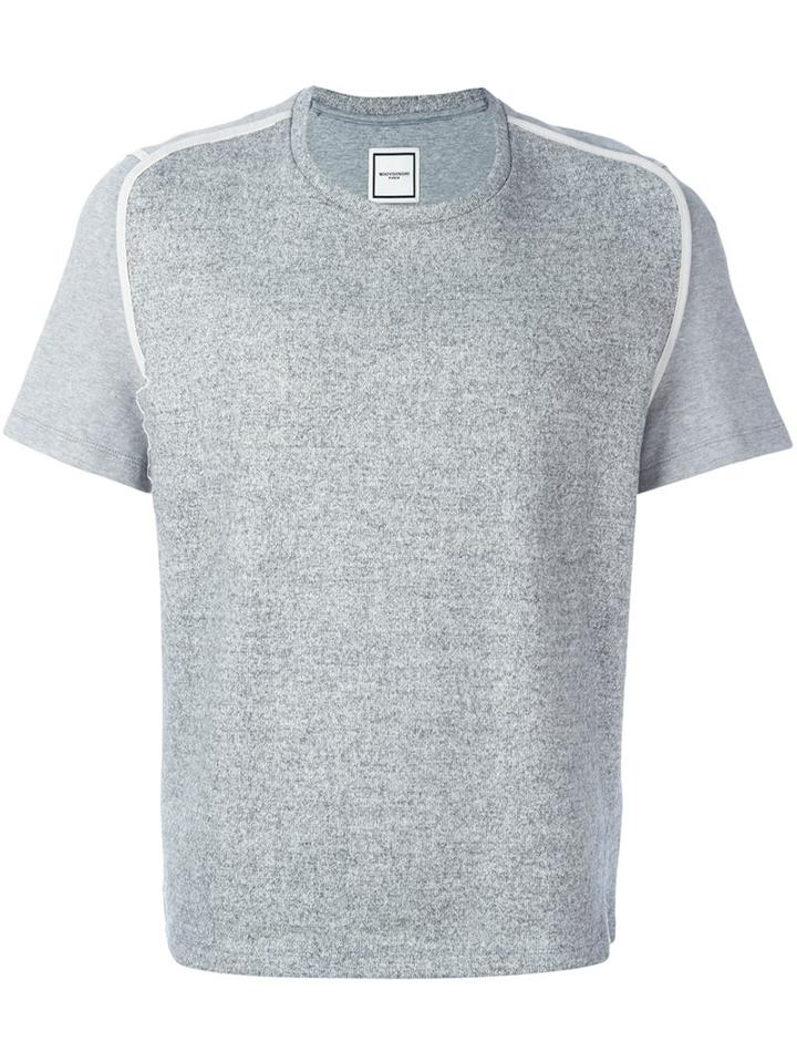 Wooyoungmi Knit Panel T-shirt