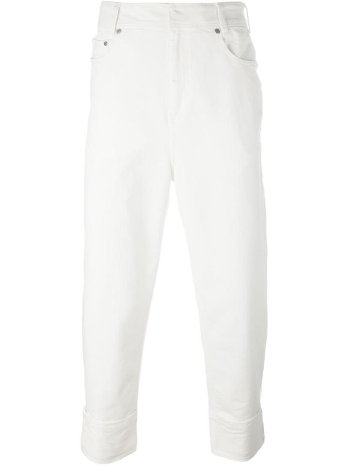 Neil Barrett Straight Leg Jeans - White