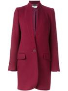 Stella Mccartney 'bryce' Coat, Women's, Size: 44, Pink/purple, Cotton/polyamide/viscose/wool