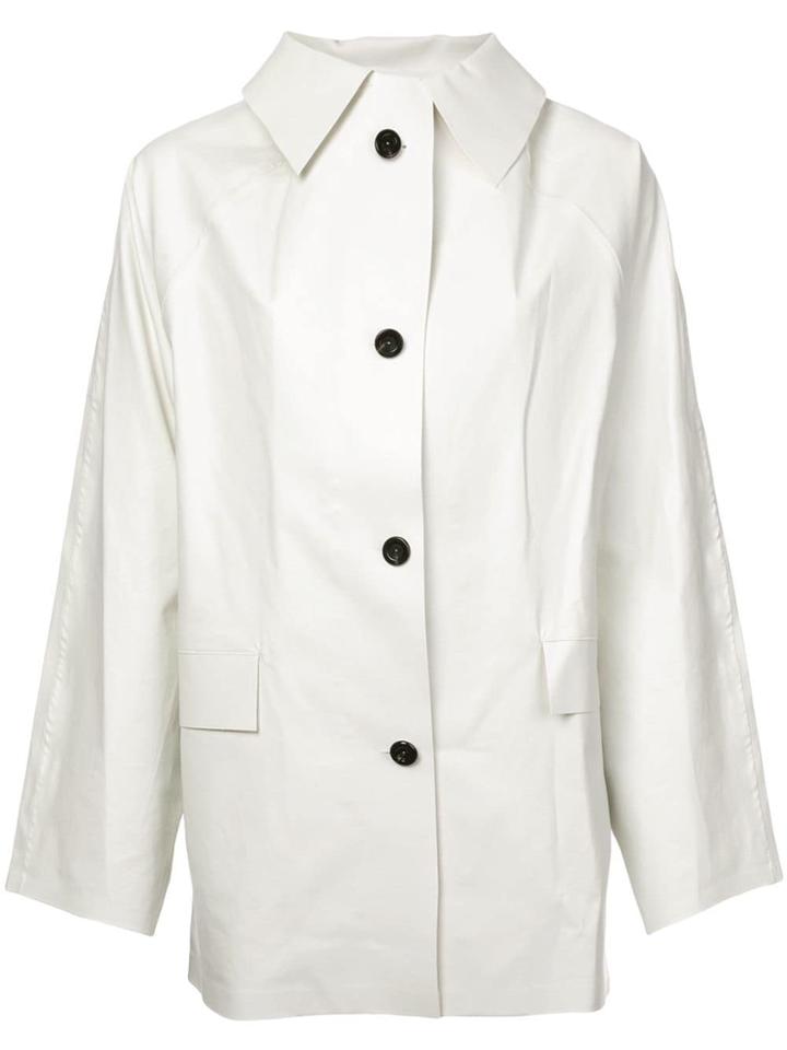 Kassl Single Breasted Jacket - White