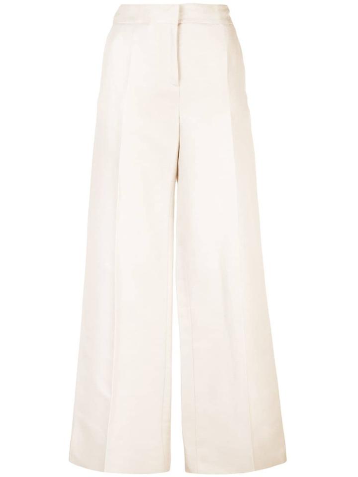 Oscar De La Renta Tailored Flare Trousers - Neutrals