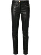 Boutique Moschino Cropped Slim-fit Trousers - Black