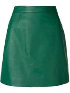 Alexa Chung A-line Mini Skirt - Green