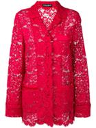 Dolce & Gabbana Lace Jacket - Red