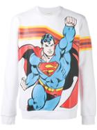 Iceberg - Superman Print Sweatshirt - Men - Cotton/polyamide/polyester - M, White, Cotton/polyamide/polyester