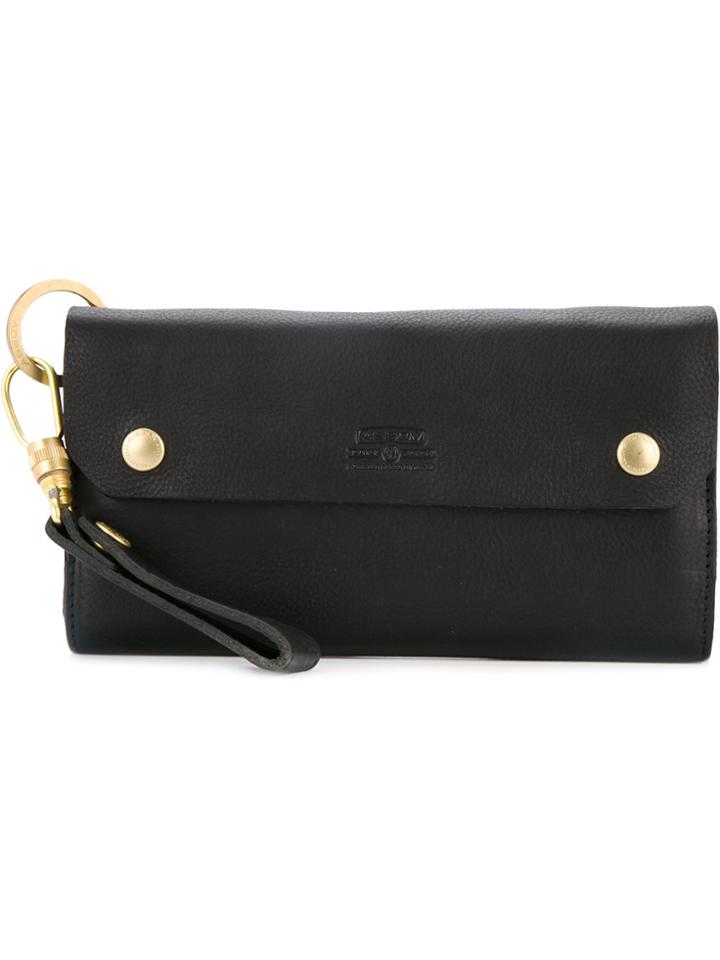 As2ov Oiled Shrink Long Wallet - Black