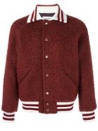 Umit Benan Bomber Jacket, Men's, Size: 48, Red, Viscose/cotton/virgin Wool/polyester