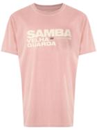 Osklen Stone Samba Velha Guarda Print T-shirt - Pink