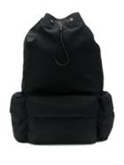Jil Sander Climb Logo Patch Backpack - Black