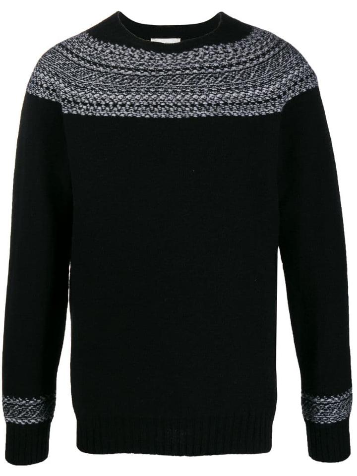 Officine Generale Officine Generale Mknt076 Blk/whte - Black