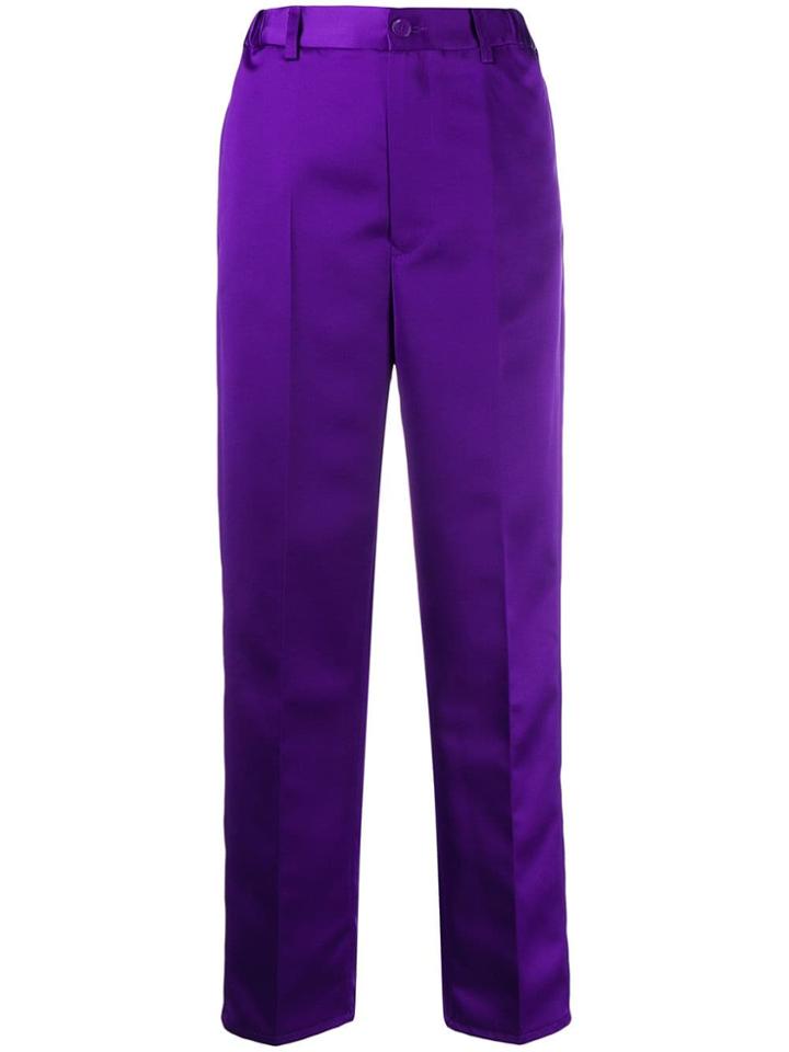 Mm6 Maison Margiela High Waisted Culottes - Purple