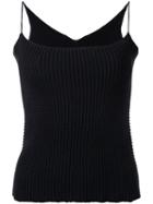 Theatre Products - Knitted Cami Top - Women - Cotton/polyester - One Size, Black, Cotton/polyester