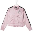 Nike Kids Side Stripe Logo Jacket - Pink