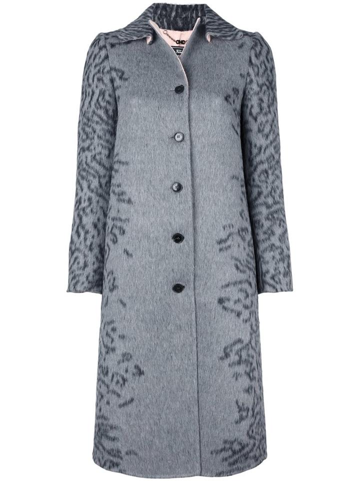 Salvatore Ferragamo Leopard Print Coat