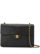 Chanel Pre-owned 1994/00 Diamond Quilted Chain Shoulder Bag - Black