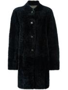 Sylvie Schimmel Lamb Fur Coat - Blue