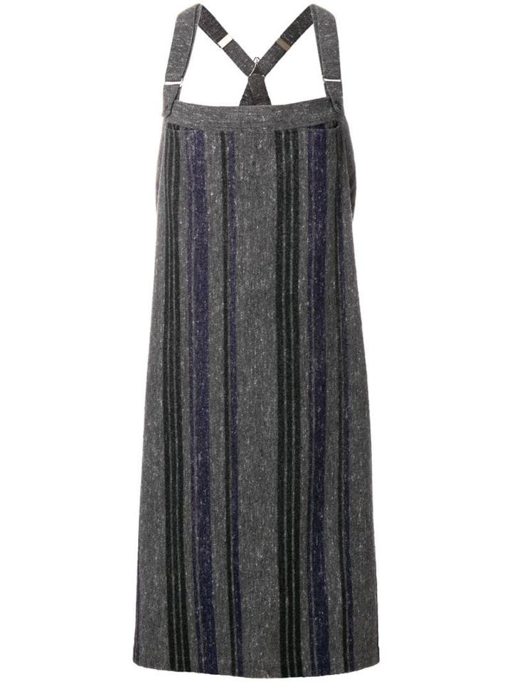 Yohji Yamamoto Pre-owned Strapped Long Dress - Grey