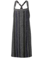 Yohji Yamamoto Pre-owned Strapped Long Dress - Grey