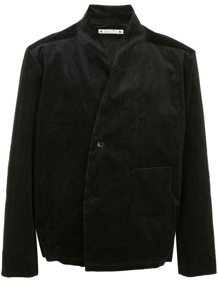 Sasquatchfabrix. Single Breasted Corduroy Blazer - Black