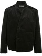 Sasquatchfabrix. Single Breasted Corduroy Blazer - Black