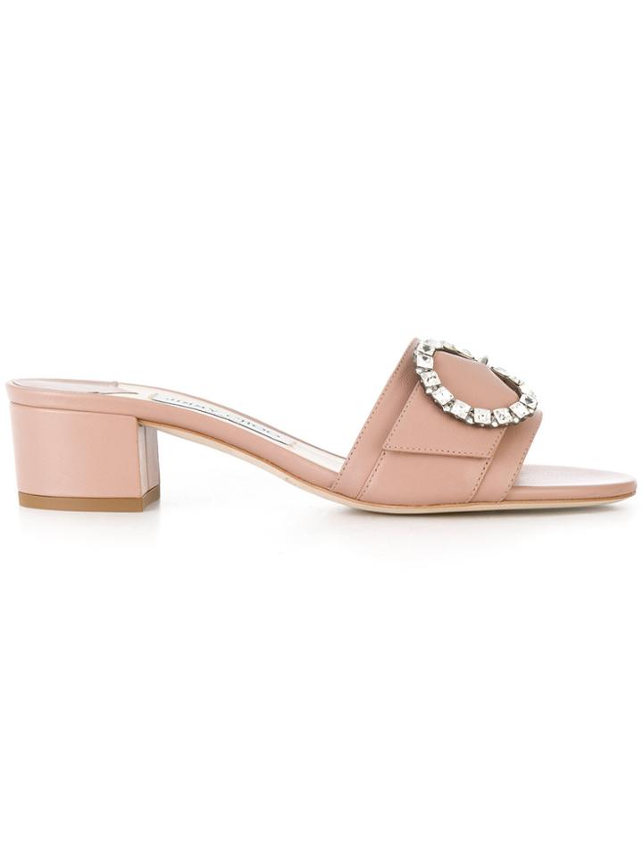 Jimmy Choo Granger 35 Mules - Pink & Purple