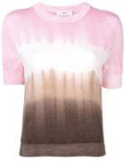 Pringle Of Scotland Tie-dye Knit T-shirt - Pink