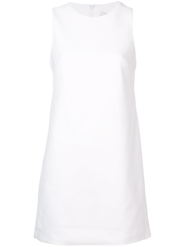 Tibi Button Back Mini Dress - White