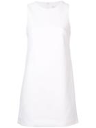 Tibi Button Back Mini Dress - White