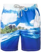 Mc2 Saint Barth Barbados Swim Shorts - Blue