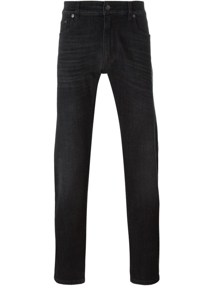 Dolce & Gabbana Slim Jeans, Men's, Size: 54, Black, Cotton/polyester/spandex/elastane