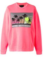 Alexander Wang Mind Detergent Patch Sweatshirt - Pink & Purple
