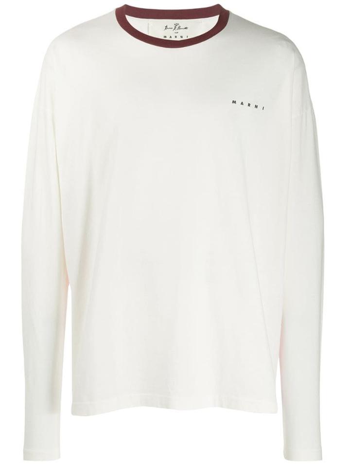 Marni Reverse Print Sweatshirt - White