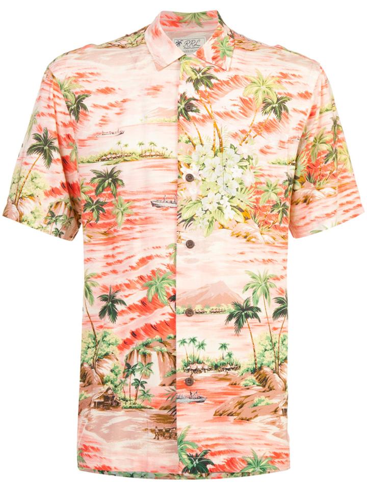 Rrl Printed Shirt - Pink & Purple