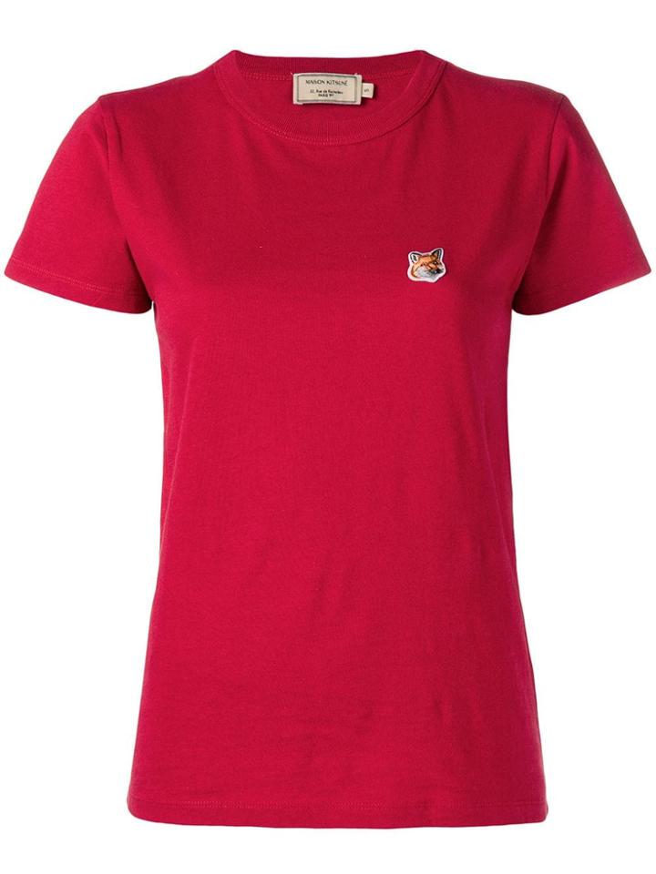 Maison Kitsuné Fox Patch T-shirt - Red