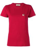 Maison Kitsuné Fox Patch T-shirt - Red