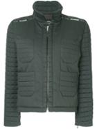 Chanel Pre-owned Zipped Padded Jacket - Grey