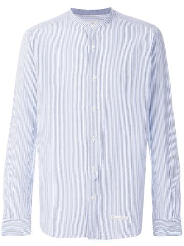 Tintoria Mattei Mandarin Collar Shirt - Blue