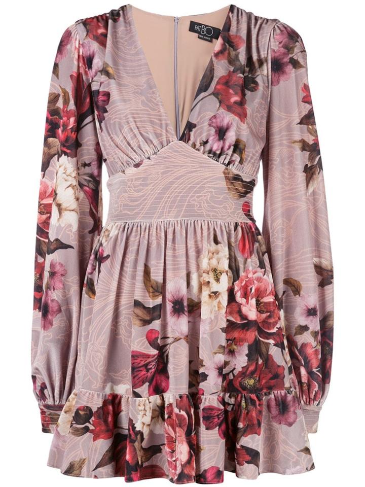 Patbo Floral Print Mini Dress - Pink